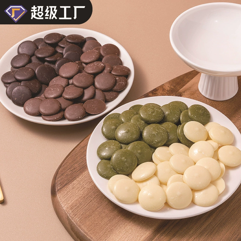 Ингредиенты для выпечки монет из черного и белого шоколада, специальные ингредиенты для приготовления ледяной лавы ручной работы своими руками, хрустящая глазурь, можно упаковать оптом.