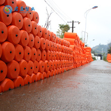 拦污浮筒40cm*1米隔离带水库航道隔断警示浮球河道垃圾拦截网