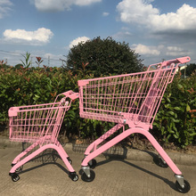 網紅兒童超市購物車迷你過家家手推車寶寶粉色玩具商場小購物推車