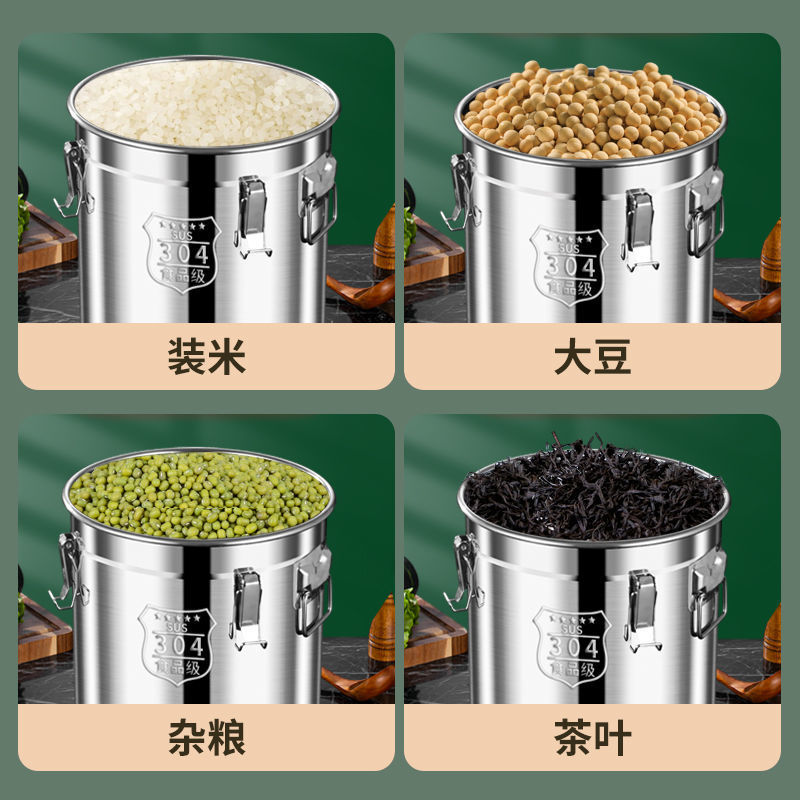 304不锈钢汤桶密封桶批发加厚桶跨境厂家定LOGO