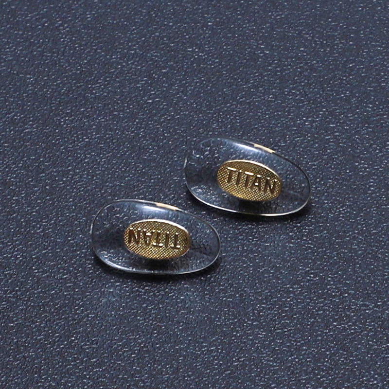 金属コアpvc鼻パッド高透明ハードコア鼻パッド通常メガネアクセサリー鼻パッドファッションシンプル鼻パッド|undefined