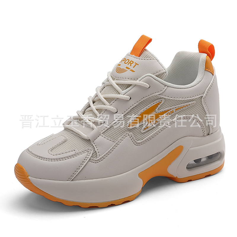 Zapatos coreanos para niños pequeños aumentan la altura interior de los zapatos de baile de aire de malla, zapatos de baile transpirables, zapatos deportivos con suela suave y cómodos. image 6