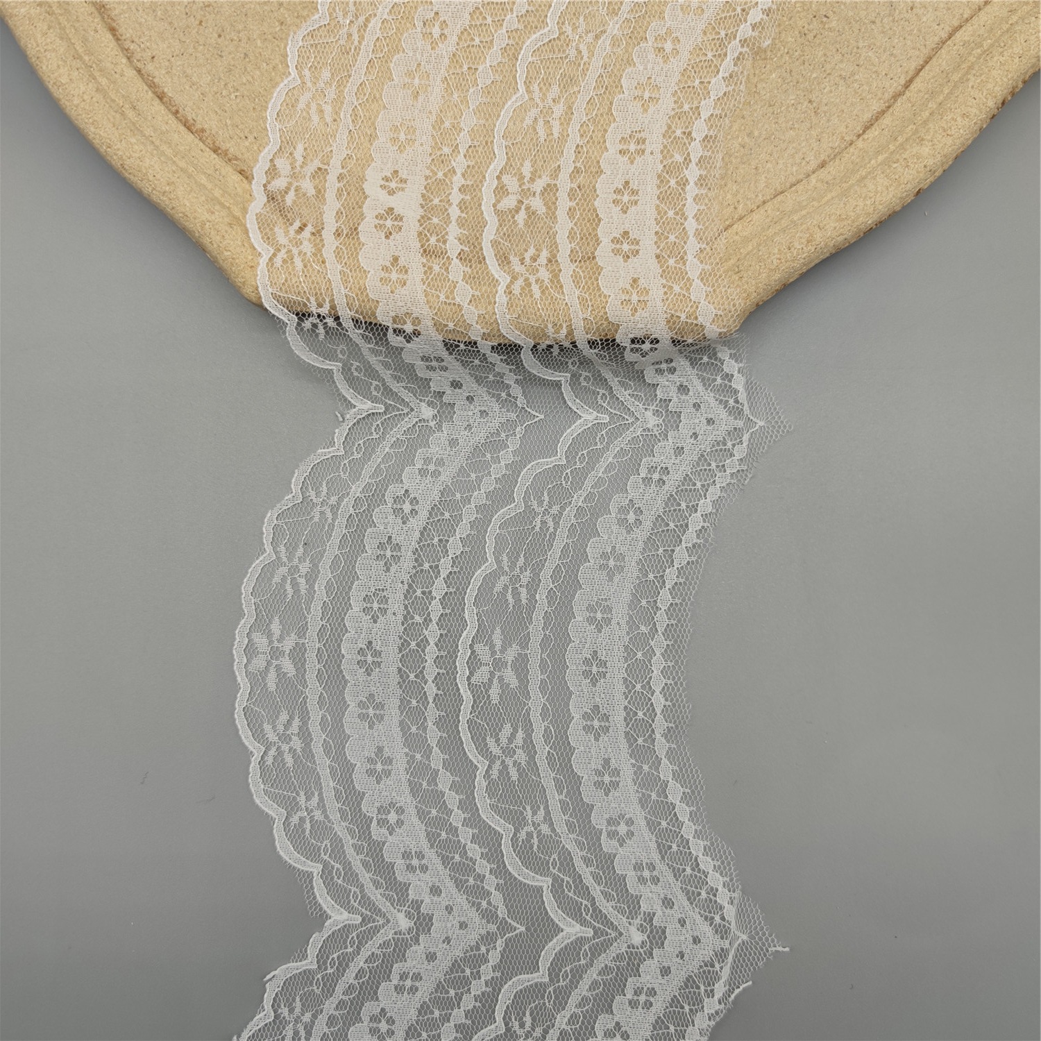 12cm无弹锦纶蕾丝花边 鞋帽箱包饰品头带服装辅料玩具娃娃裙装饰