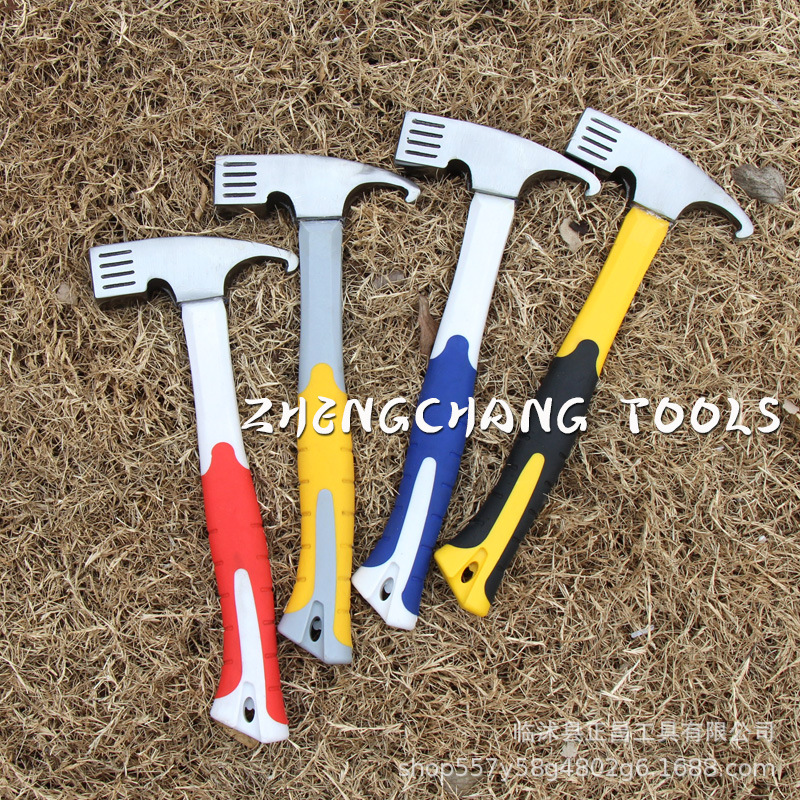 高碳钢户外野营露营锤子工具多功能起钉拔钉帐篷地钉锤象牙天幕锤