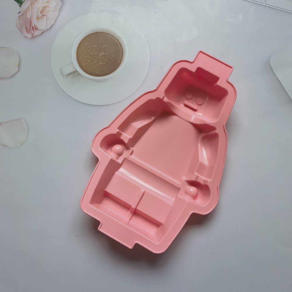 Robot 314 molde de silicona para pasteles hechos a mano molde de pan para torta de jalea herramientas de horneado