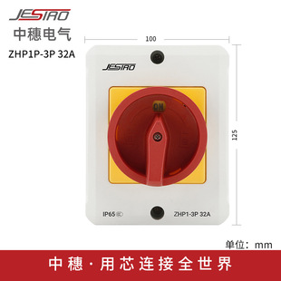 load isolating switch ZHP1-3P/4P 25A/32A IP65