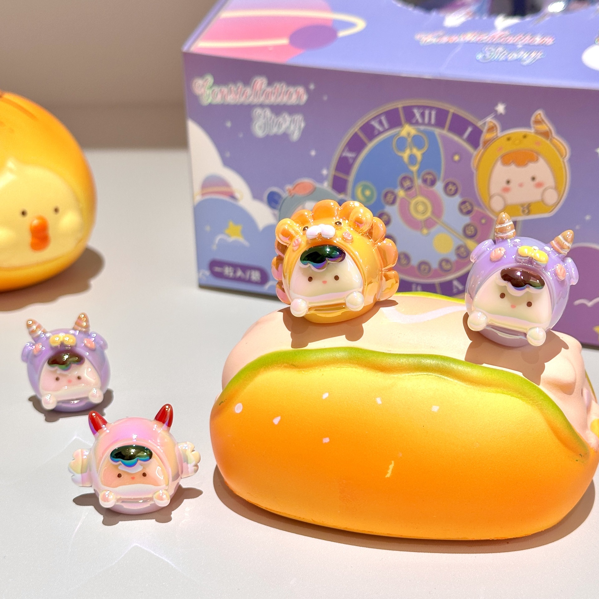 12 constelaciones lindas muñecas de dibujos animados muñecas sorpresa bolsas ciegas regalos hechos a mano para niños regalos