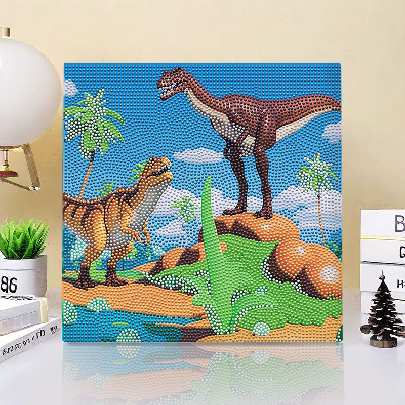 Dibujo adhesivo de diamantes de dibujos animados con marco de fotos Diamante de punto hecho a mano para niños fabricante de pintura de diamantes de bricolaje Kulomic Mario