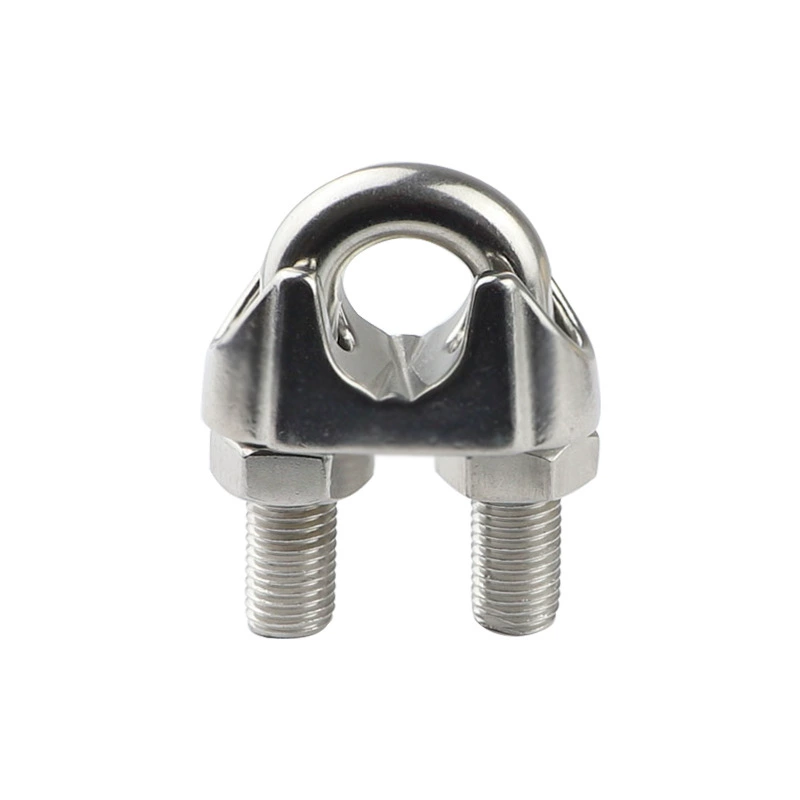 Нержавеющая сталь 304 316, американский чугунный зажим для троса, аксессуары для затяжки, зажим для троса, U-образная пряжка