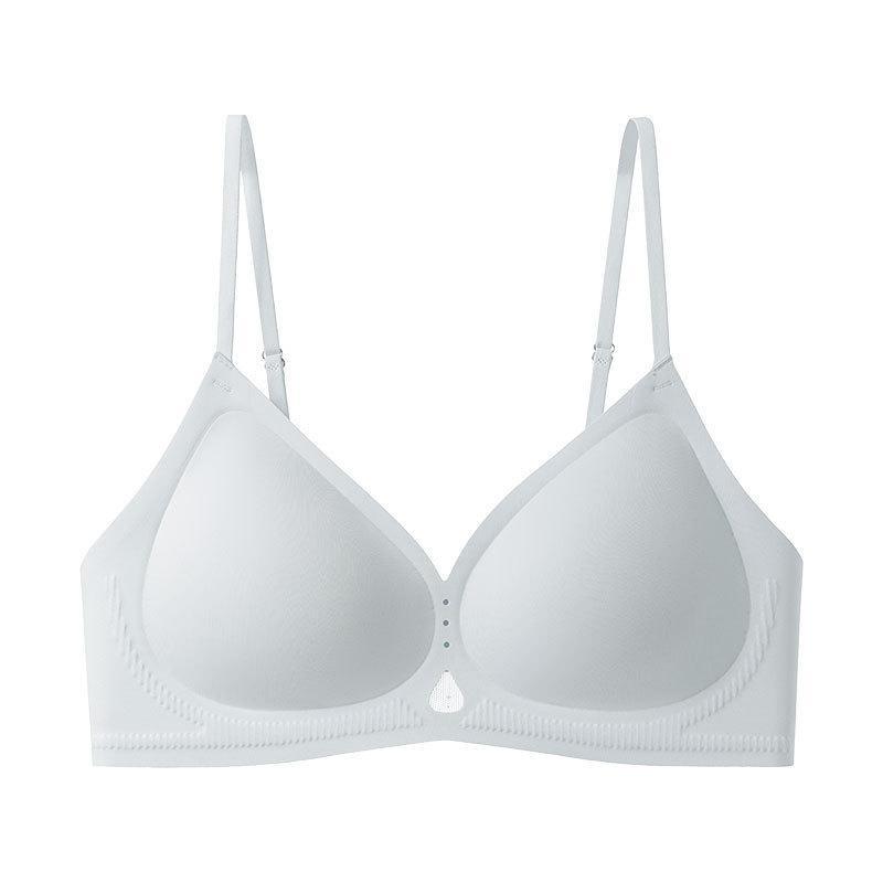 GD18 ropa interior de soporte suave francesa damas sin marcas sin anillo de acero sujetador recopilación anti-caída sujetador de copa fija
