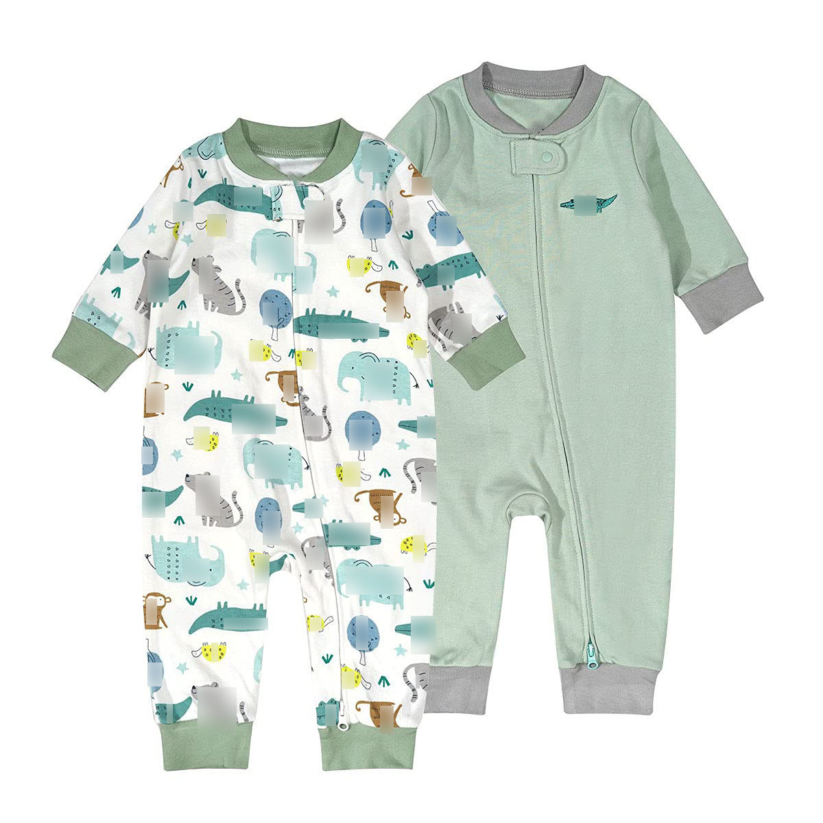 Children's long breathable autumn bodysuit, pijama, custom-made