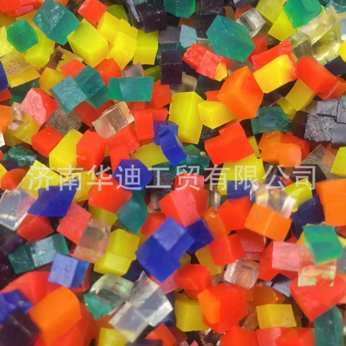 跨境货源 50克每包 混色方形水晶泥  块状水晶泥  方块水晶花泥