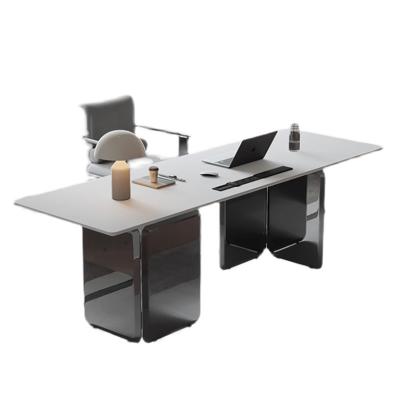 Italiano minimalista roca placa mesa de comedor sala de estar hogar mesa de té luz escritorio de lujo moderno minimalista mesa de comedor y silla combinación