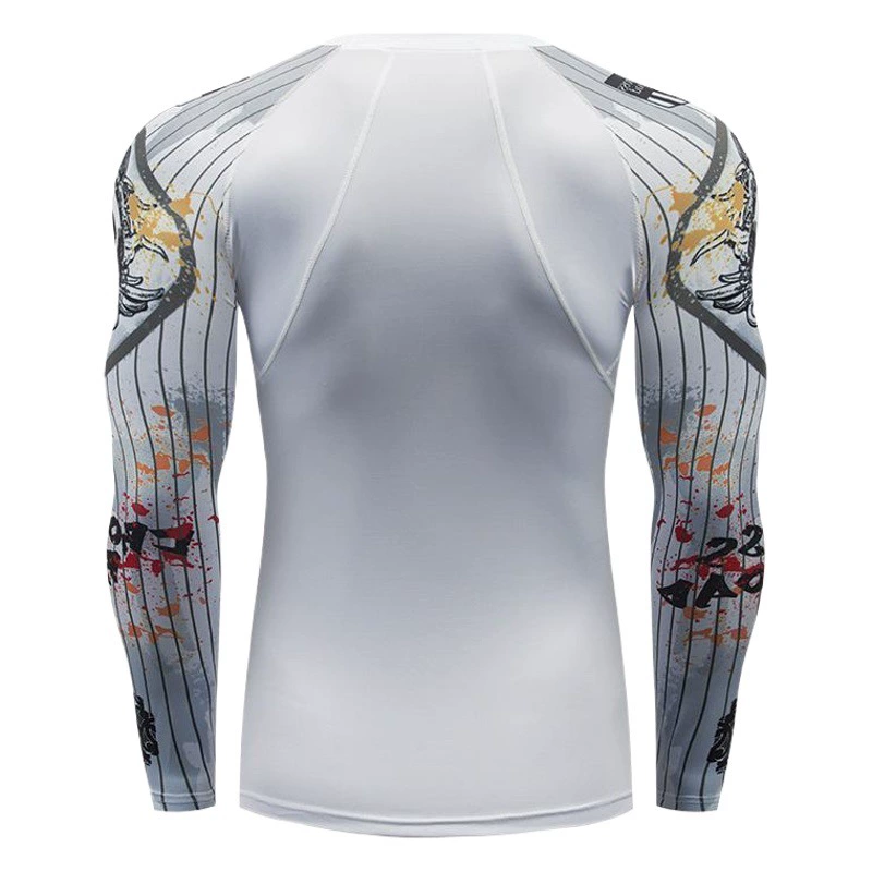 Новинка в наличии, высокоэластичная впитывающая пот одежда для тренировок, Спортивная футболка, быстросохнущая одежда, профессиональные спортивные колготки, Мужская футболка с пожеланиями