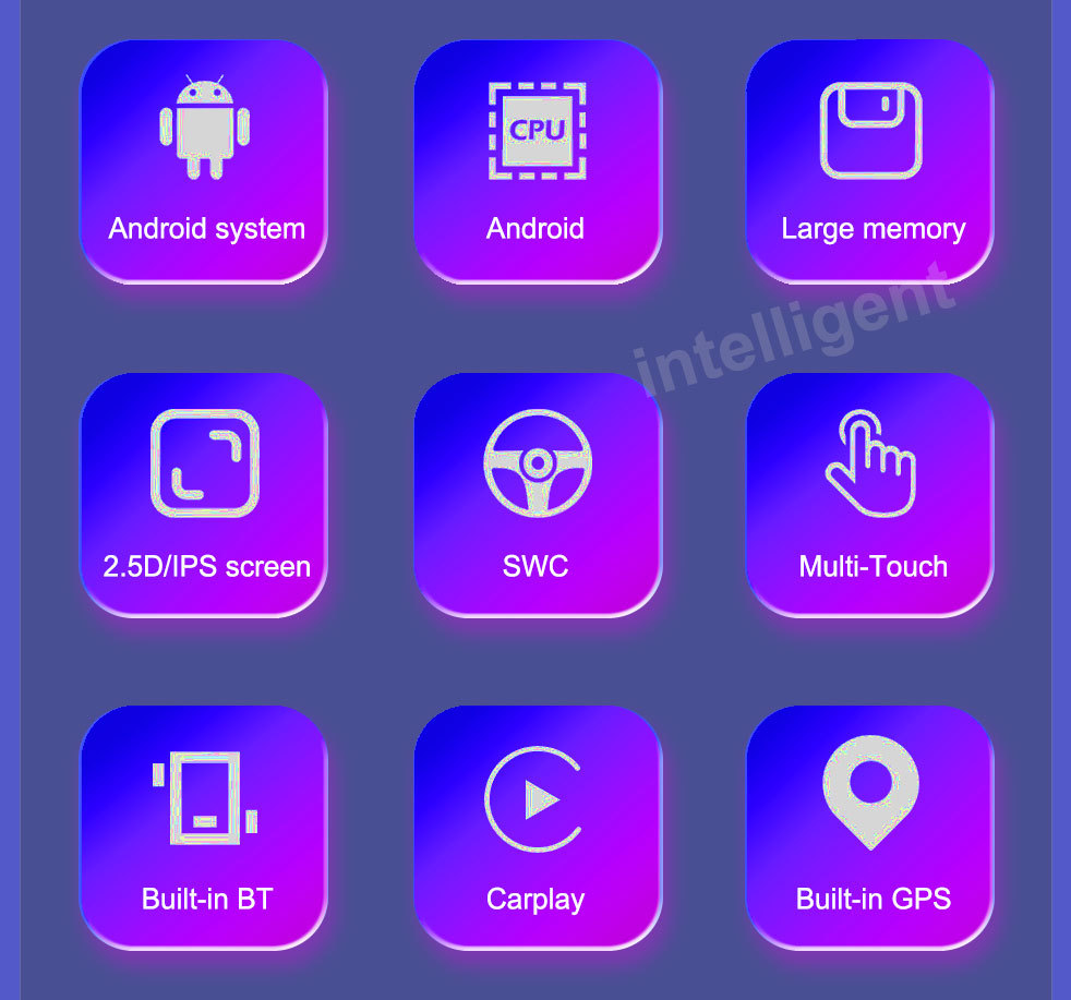9 inch Volkswagen dedicated Android car navigator GPS Bluetooth HD large screen reversing image wireless carplay