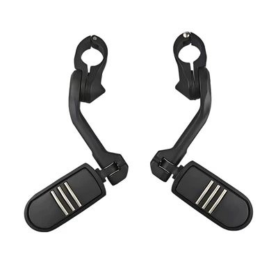lights, road fatbike, flagship Road King, Motorcycle pedals - long-three-bar-footrest-black