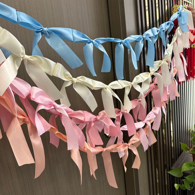 リボン誕生日テーブルフローティングデコレーションプロポーズ告白結婚式雰囲気パーティーレイアウト用品リボンパーティー写真撮影|undefined