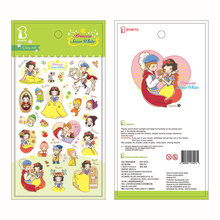 貼紙城堡 韓國BONITO白雪公主B6022童話防水PVC手賬素材裝飾貼紙