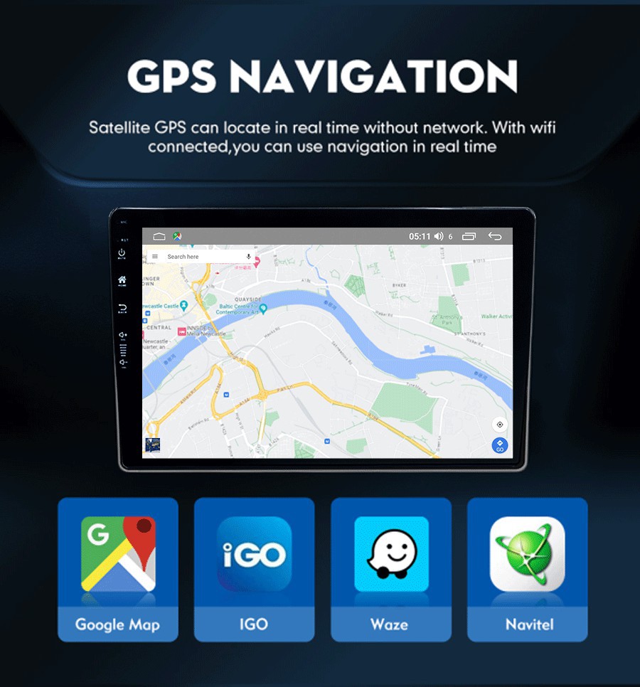 9/ 10inch 13inch Novida Nwdp13 P15 P17 Car Navigation Gps Wireless Carplay Android Car