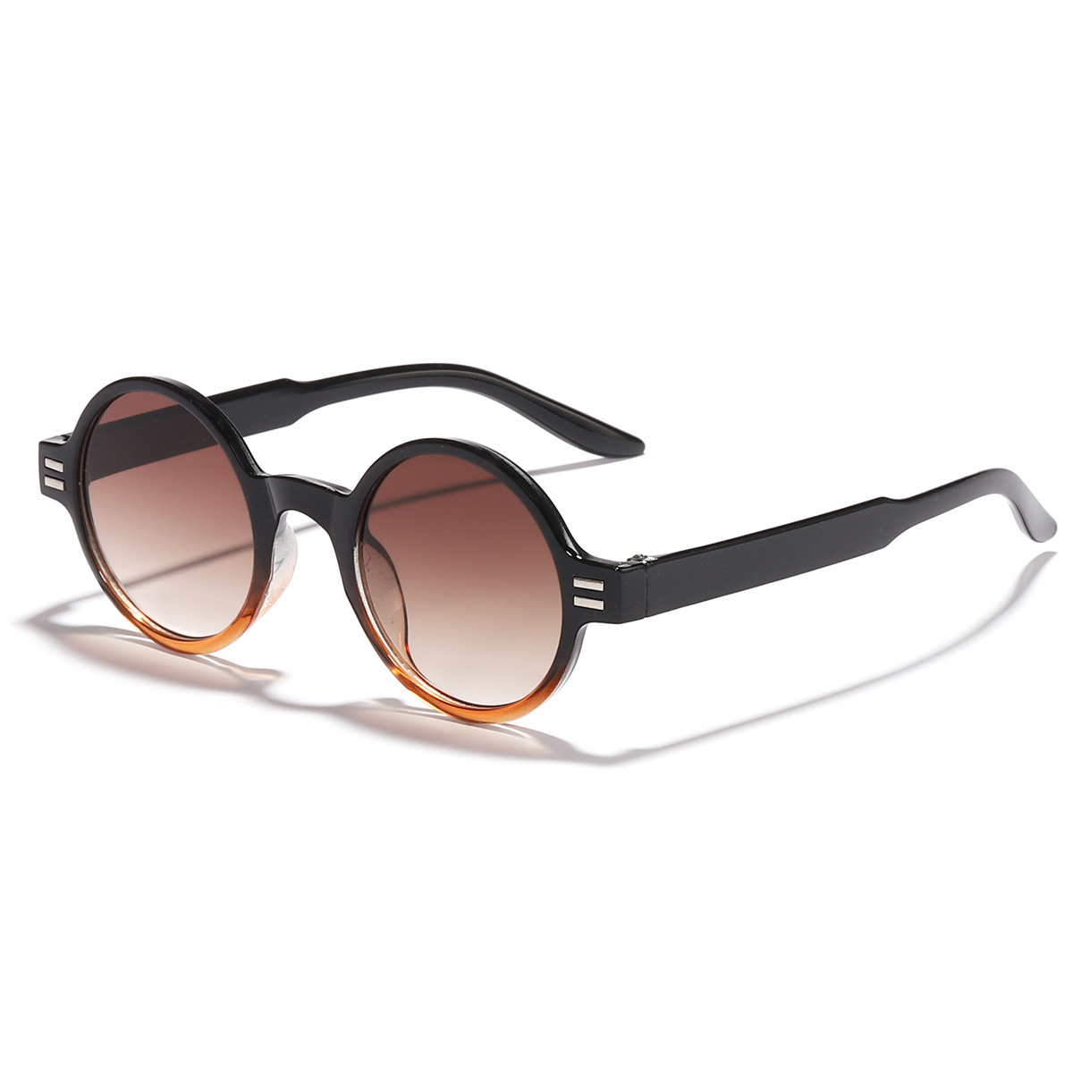2023 nuevo marco redondo gafas de sol de moda clásica gafas de sol retro color claro cara pequeña gafas de sol moda femenina 97127