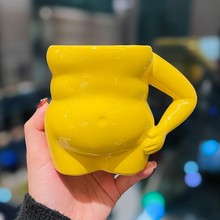 陶瓷创意个性奇葩搞怪大肚杯子送女生闺蜜朋友马克杯小众减肥水杯