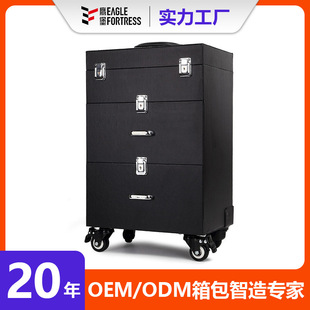 Manicure Box Nail Polish Multi-Layer Storage Tattoo Makeup Box Beautician Makeup Tool Box Large Capacity with Drawer