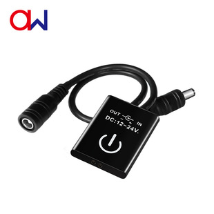 Factory direct in stock supply infrared induction IR black kitchen bathroom switch DC12/24V