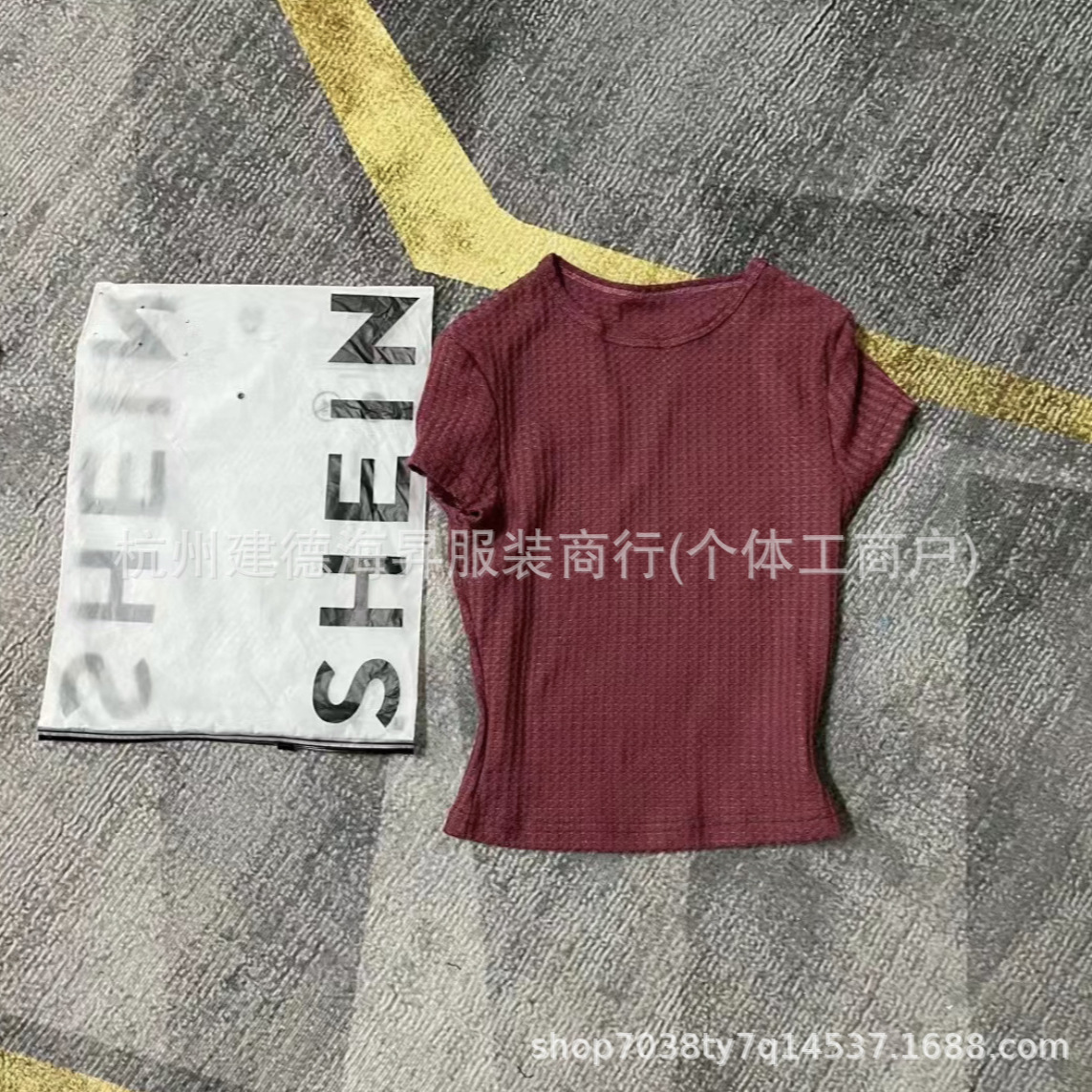 Inventario de ropa de mujer de Shein, chaqueta de moda sexy de verano, ropa de mujer, comercio exterior, Amazon, fuente de precios bajos. image 1