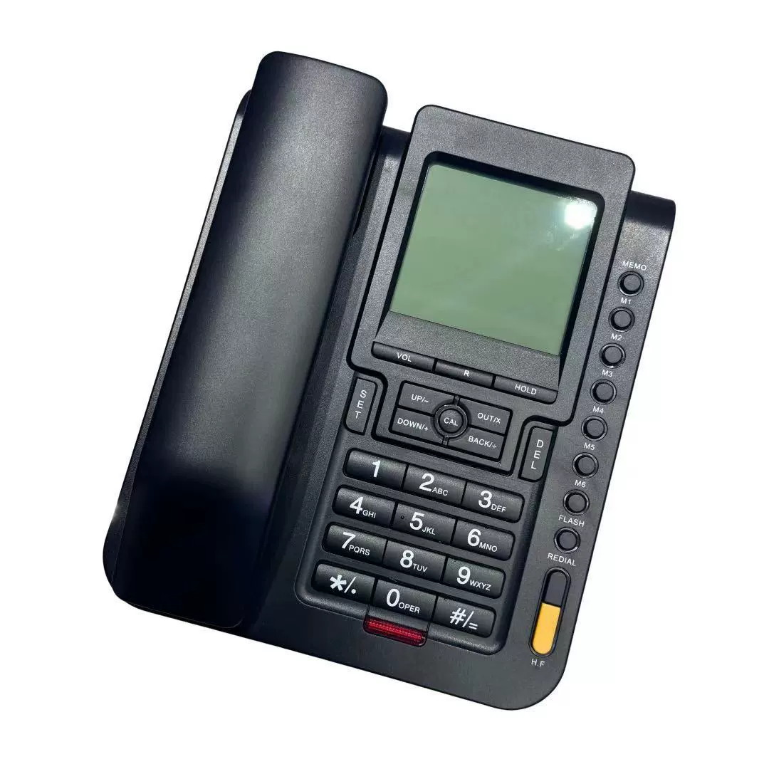 Английский телефон, нейтральный дизайн, без логотипа, полная функция громкой связи, определитель номера, стационарный проводной телефон для бизнеса, офиса, отеля.