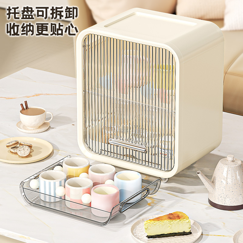 Taza de agua Estante de almacenamiento Taza de café Caja de almacenamiento Taza a prueba de polvo Estante de almacenamiento Taza Juego de té Estante para tazas