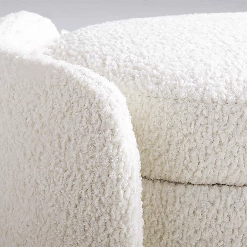 Nuevo cordero cachemire cachemire moderno simple cachemire cachemire salón taburete de cambio de zapatos casero taburete de cambio de zapatos de cama roja