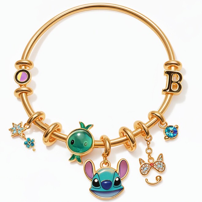 Cross-border European and American cartoon animation star baby stillborn beaded bracelet fashion cute charm jewelry wholesale Cross-border European and American cartoon animation star baby stillborn beaded bracelet fashion cute charm jewelry wholesale