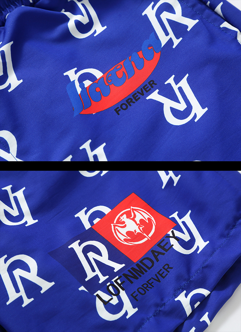 À la mode pour les hommes portent des pantalons de sport décontractés de marque de mode, vêtements de plage, beaux shorts tendance_voghion.com