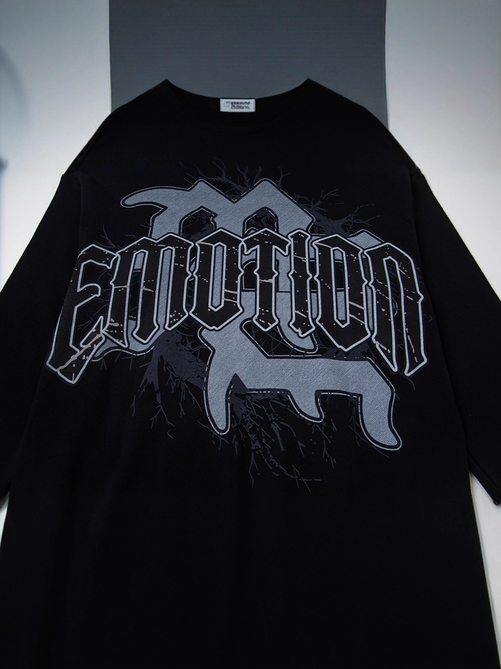 Sudadera con Capucha de Algodón M EMOTION, Estampada y de Corte Holgado | Estilo Casual