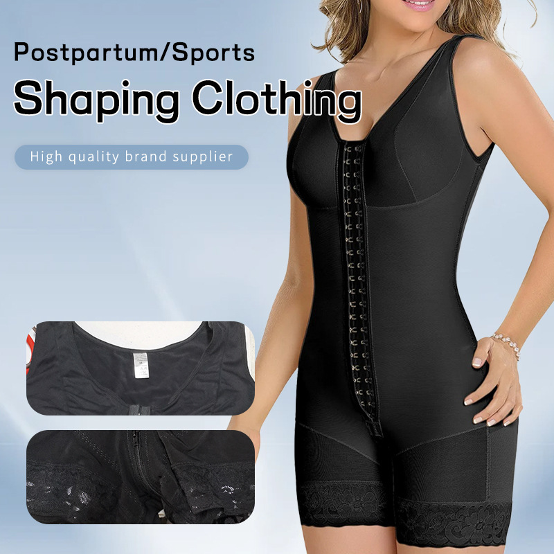 Plus-Size Shapewear with Crotch Zipper, Waist-Cinching and Tummy-Tucking Body Shaper, Exclusively Available for Cross-Border Sales, All Sizes with Crotch Zipper Plus-Size Shapewear with Crotch Zipper, Waist-Cinching and Tummy-Tucking Body Shaper, Exclusively Available for Cross-Border Sales, All Sizes with Crotch Zipper