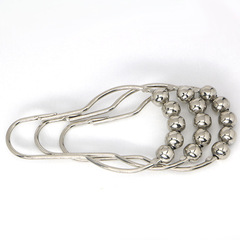 Manufacturer wholesale cross-border metal electroplating gourd-shaped ball gourd hook shower curtain buckle hook curtain towel buckle hook