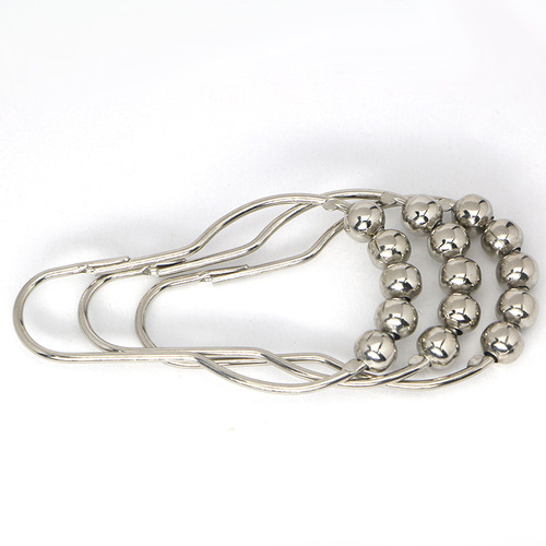 Manufacturer wholesale cross-border metal electroplating gourd-shaped ball gourd hook shower curtain buckle hook curtain towel buckle hook