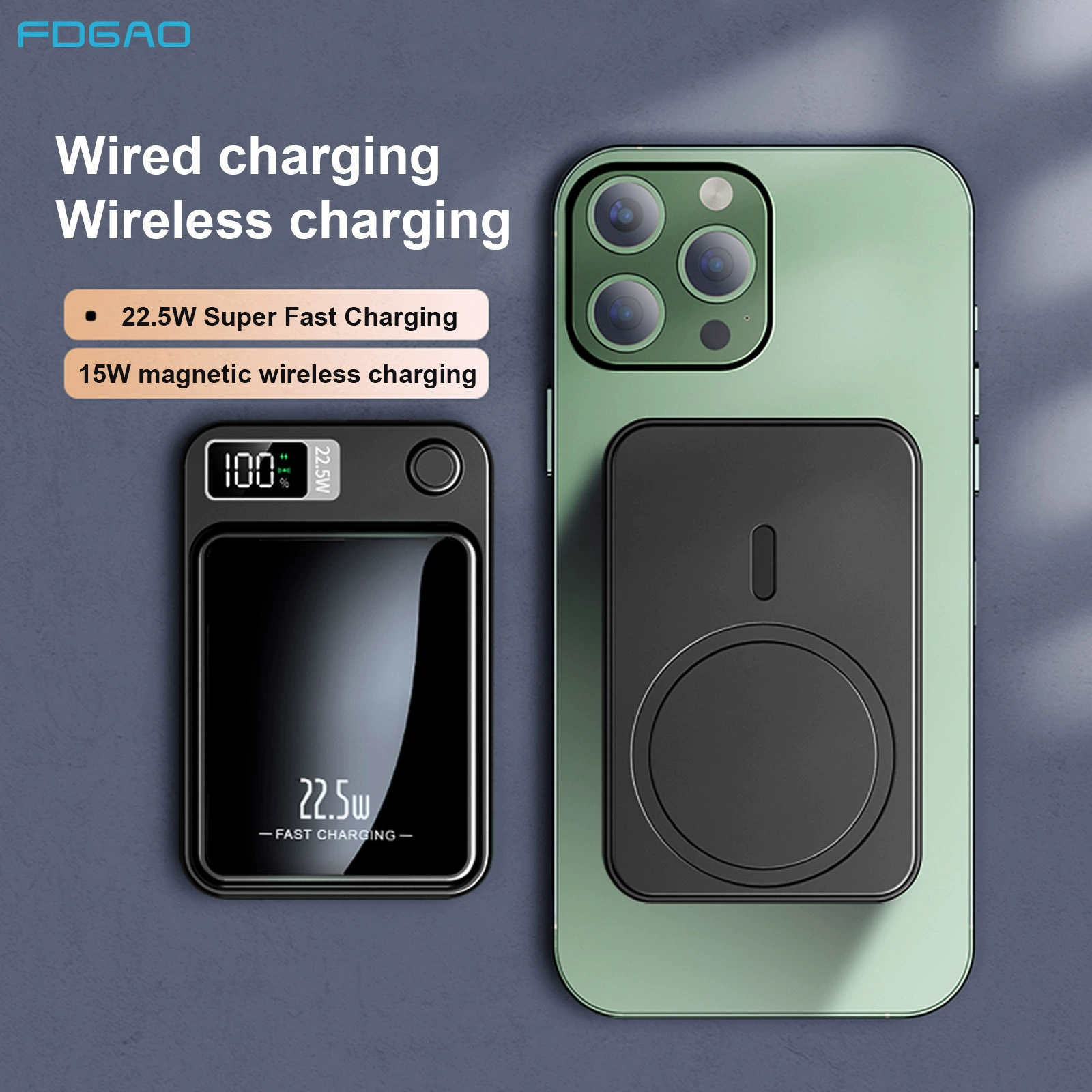 Зарядное устройство Apple, магнитный совместимый адаптер, 15W
