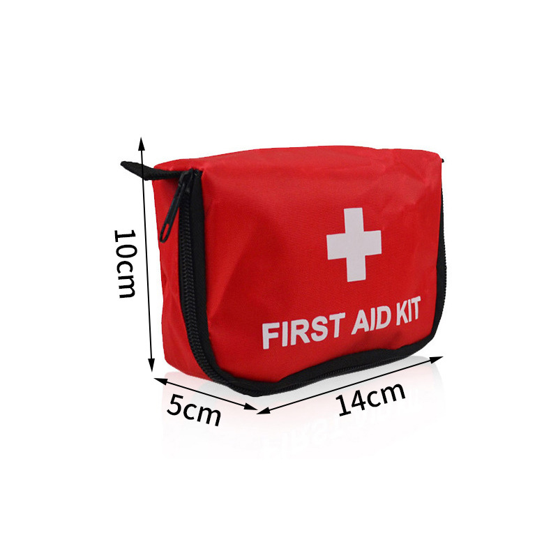 Botiquín de primeros auxilios portátil para coche, kit de emergencia para exteriores, kit médico pequeño de tela Oxford para protección del hogar, venta al por mayor
