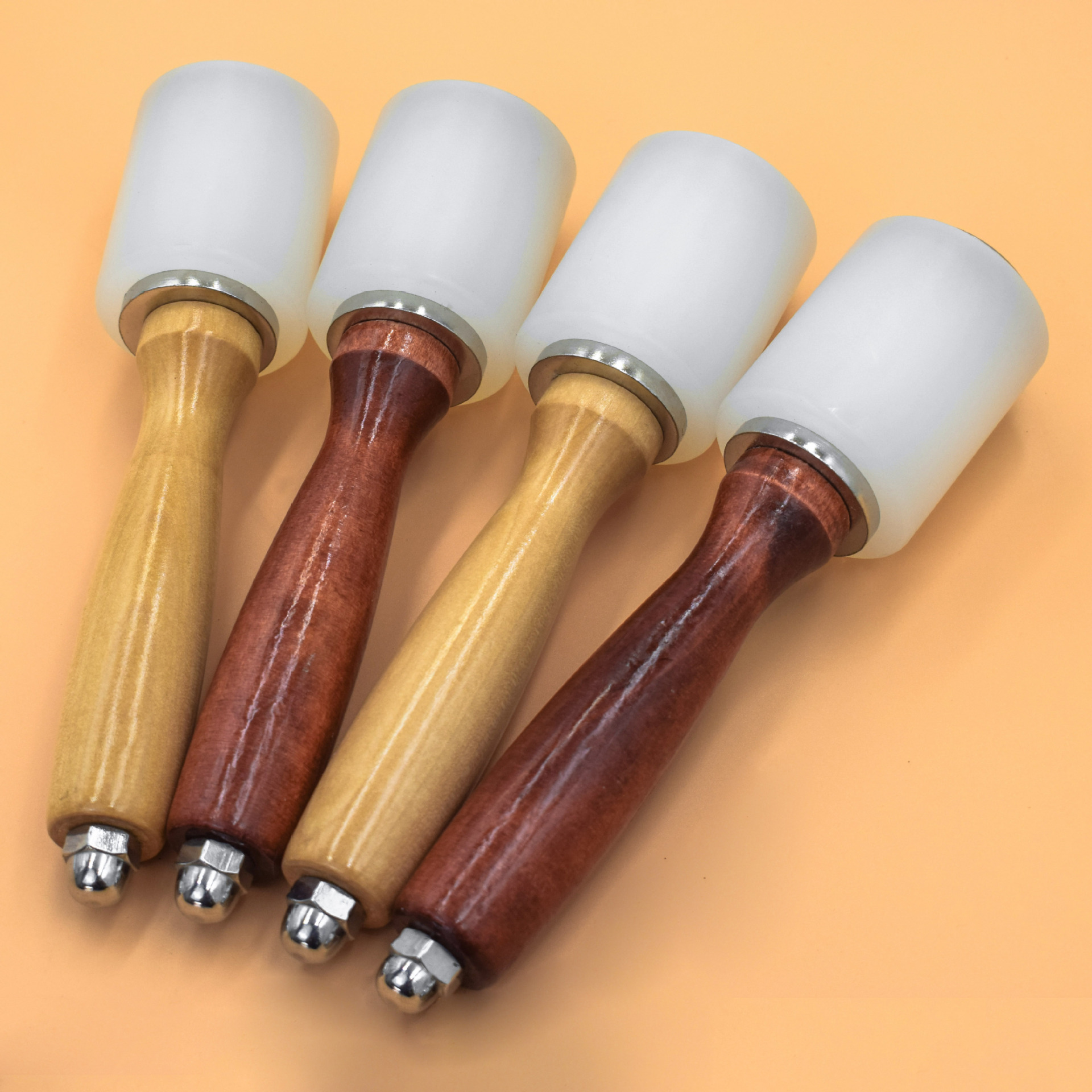 尼龙皮雕锤子手工皮革皮艺皮雕纵槌DIY工具印花皮雕锤打斩工具