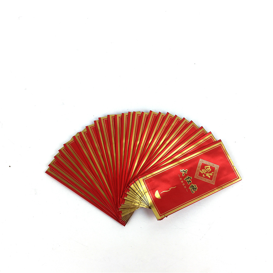 福到大红袍泡袋茶叶包装袋袋子泡袋纯铝泡袋小泡袋久福包装密封
