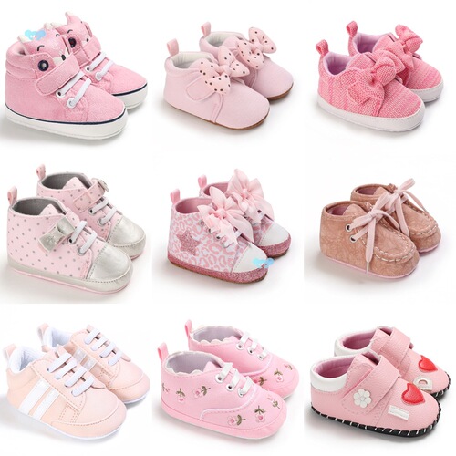 Pink Baby Shoes Princess Fashion Sneakers Infant Toddler Shoes