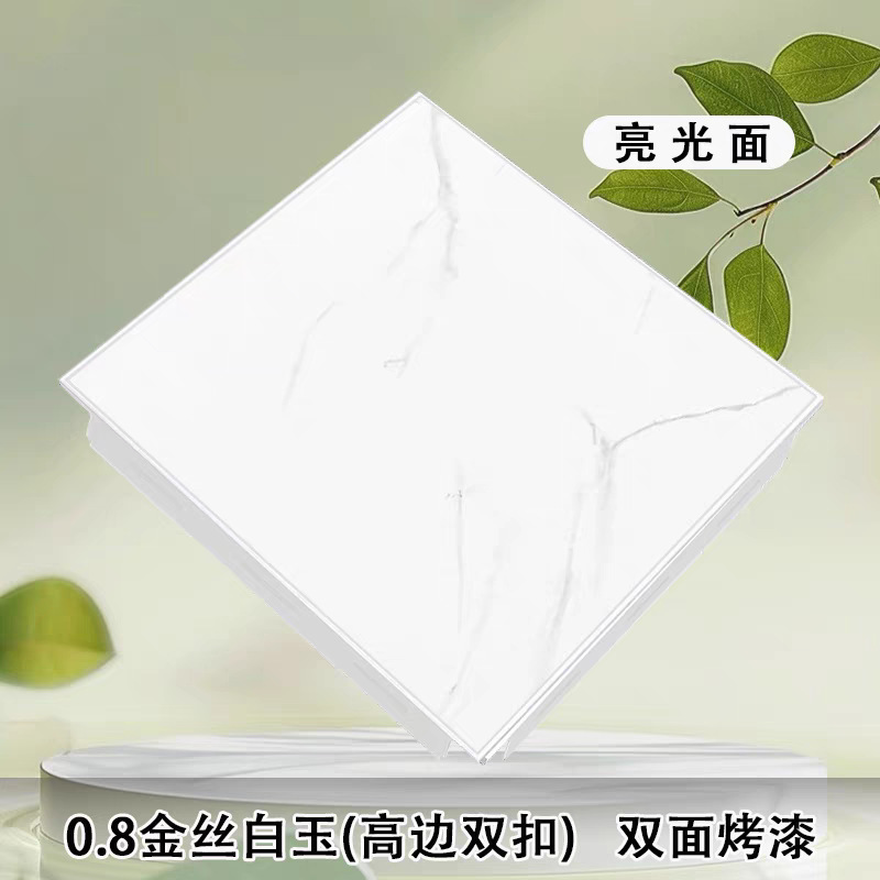 工装集成吊顶铝扣板双面烤漆天花板厨房卫生间工程铝扣板源头直供|undefined