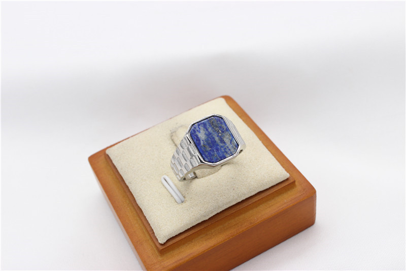 16g Weight Natural Stone, Shell Inlay Material Rings Classification 11, 12, 7 Ring Size 1 Piece Quantity Holiday, Daily Occasion Titanium Steel Material Rectangle Pattern Men's Gender Inlay Design Casual, Simple Style Style Casual Simple Style Rectangle Titanium Steel Inlay Natural Stone Shell Men's Rings 10