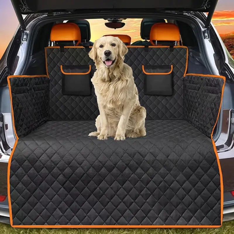 Cross-Border Car Pet Trunk Mat, Anti-Dirt Mat for Pets When Going Out in the Car, Universal Car Pet Mat