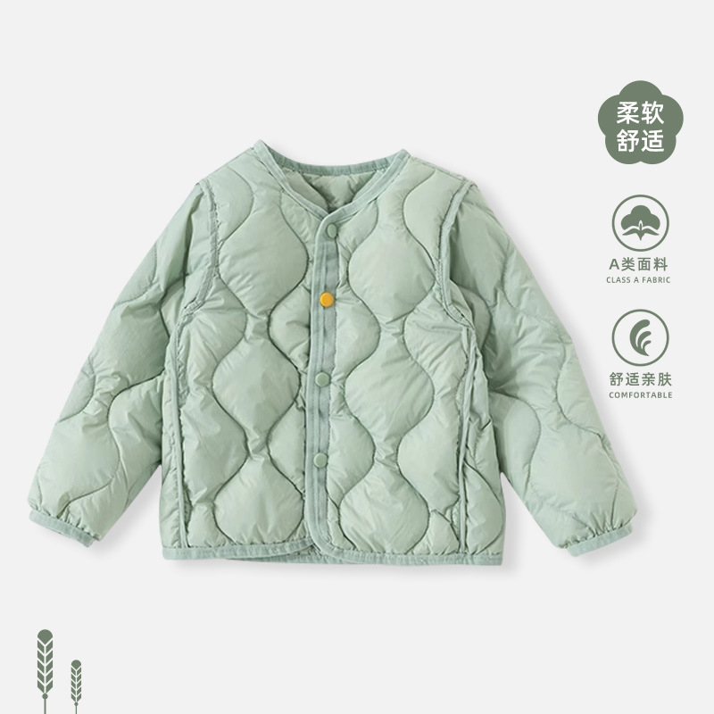 Keep warm children's demi-season down jacket girl's for boys to go…