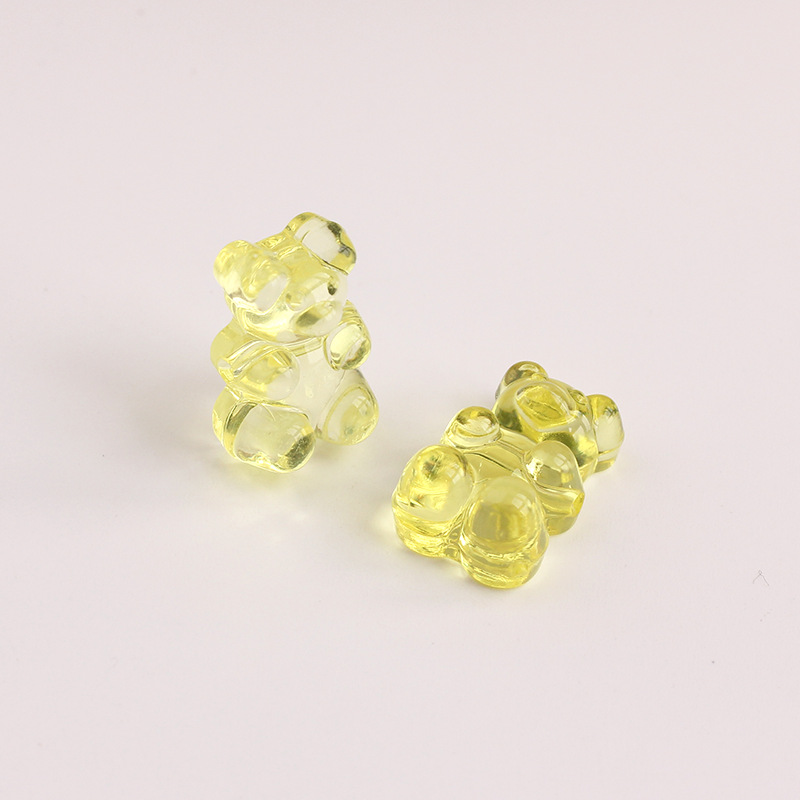 2g Weight Beads Jewelry Making Type DIY Ornament Accessories Classification 1 Piece Quantity Acrylic Material little bear Pattern All Seasons Season Classic Style Style 1 Piece Acrylic Little Bear Beads DIY Ornament Accessories 8