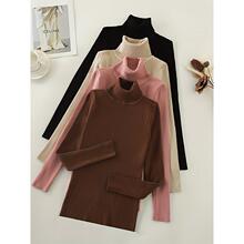 M 37428 High Neck Slim Knit Sweater ���Iᘿ��� �W���羳