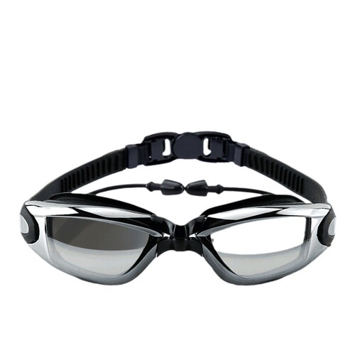 Swimming Goggles for Men - Waterproof, Anti-Fog, High-Definition Professional Diving Glasses for Men with Nearsightedness - Goggles Set with Swim Cap - Swim Gear