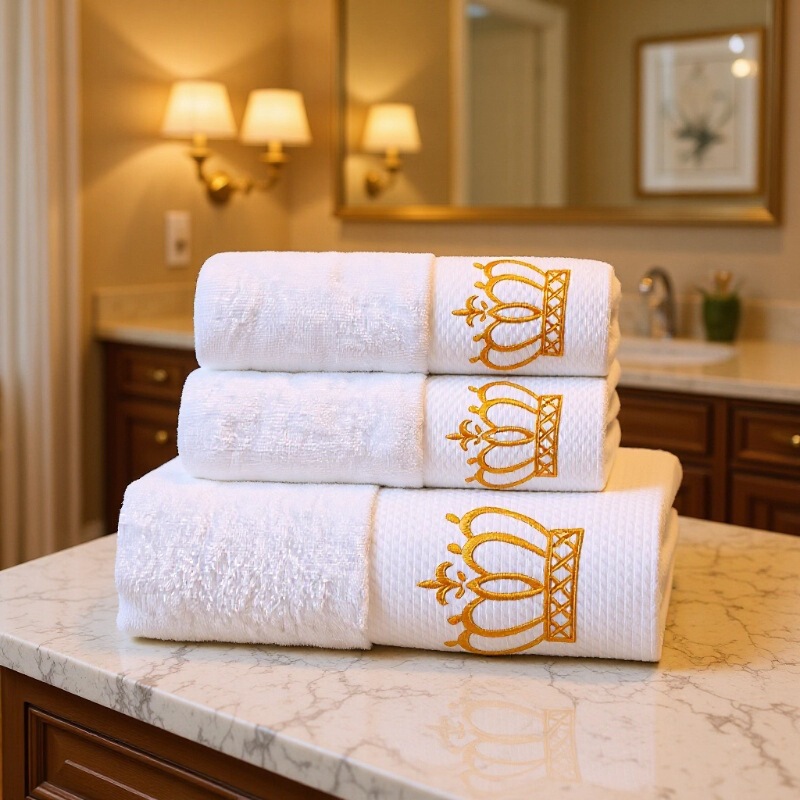 Hotel Towels, Pure Cotton Absorbent Bath Towel Set, Hotel Face Towels, Manufacturer Wholesale, Towels Specifically for Five-Star Hotels